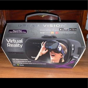 Tzumi Dream Vision Pro Virtual Reality Headset with Bluetooth | Black